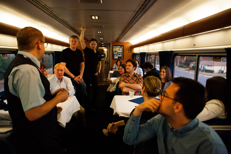 Illustration for article titled THE BEST TRAIN RIDE EVER